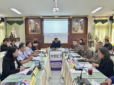พ.ต.อ.ปฏิพล มหัทธนวิศิษฎ์ ผกก.สภ.นิคมสร้างตนเอง เข้าร่วมการประชุมหัวหน้าส่วนราชการประจำเดือนกุมภาพันธ์ 2569 ครั้งที่ 2/2569