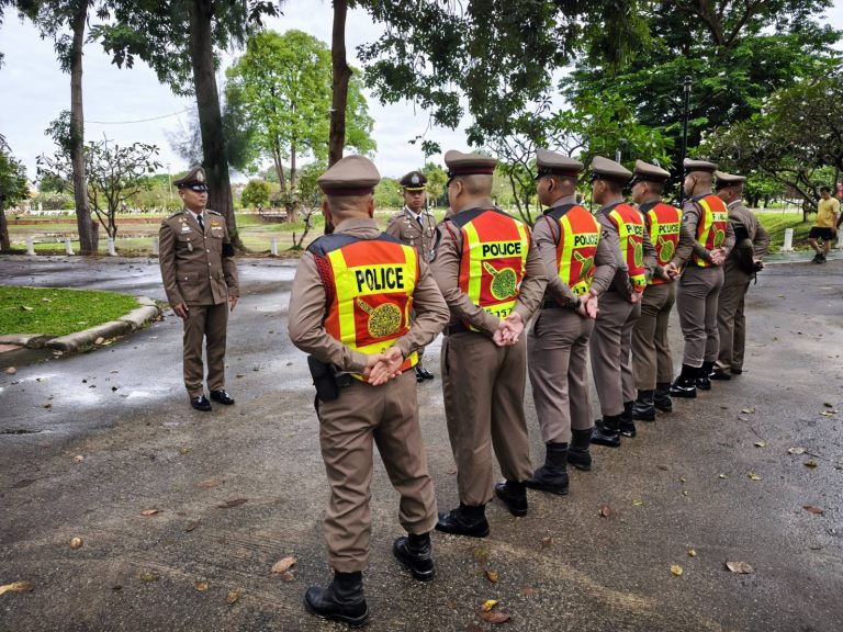 ถปภ.ฯเส้นทางสำรองเรียกกำลังปล่อยวบริเวณหน้าพระราชวังจันทร์